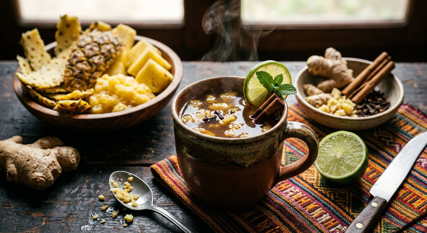 Tangawisi (Spiced Fresh Ginger and Pineapple Juice) — Republic of the Congo