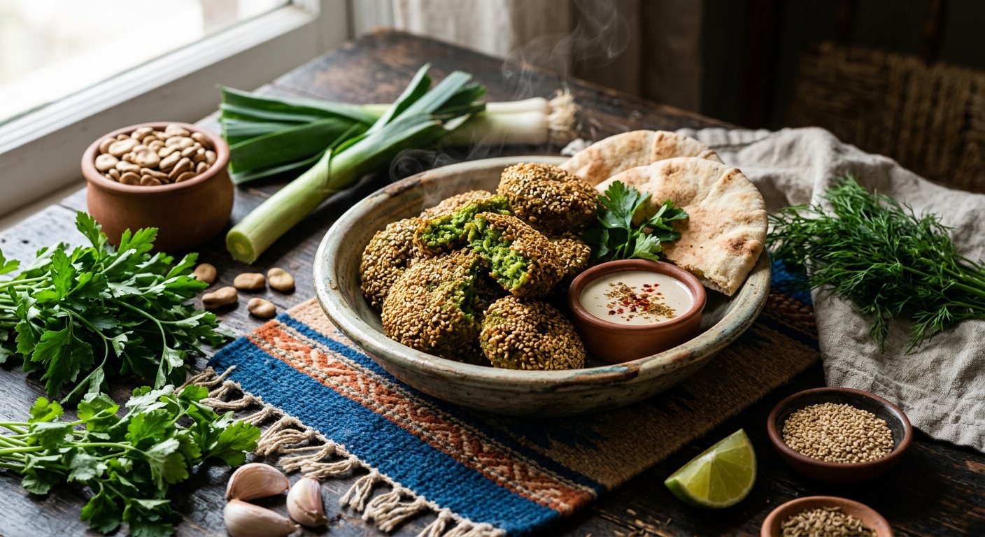 Ta'ameya (Egyptian Fava Bean Falafel) — Egypt