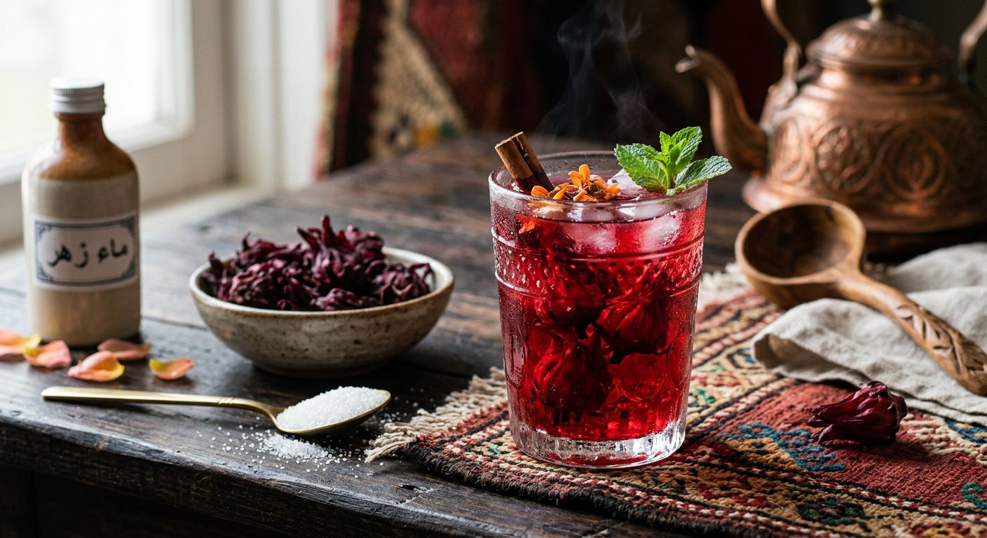 Karkadeh (Egyptian Hibiscus Flower Infusion) — Egypt
