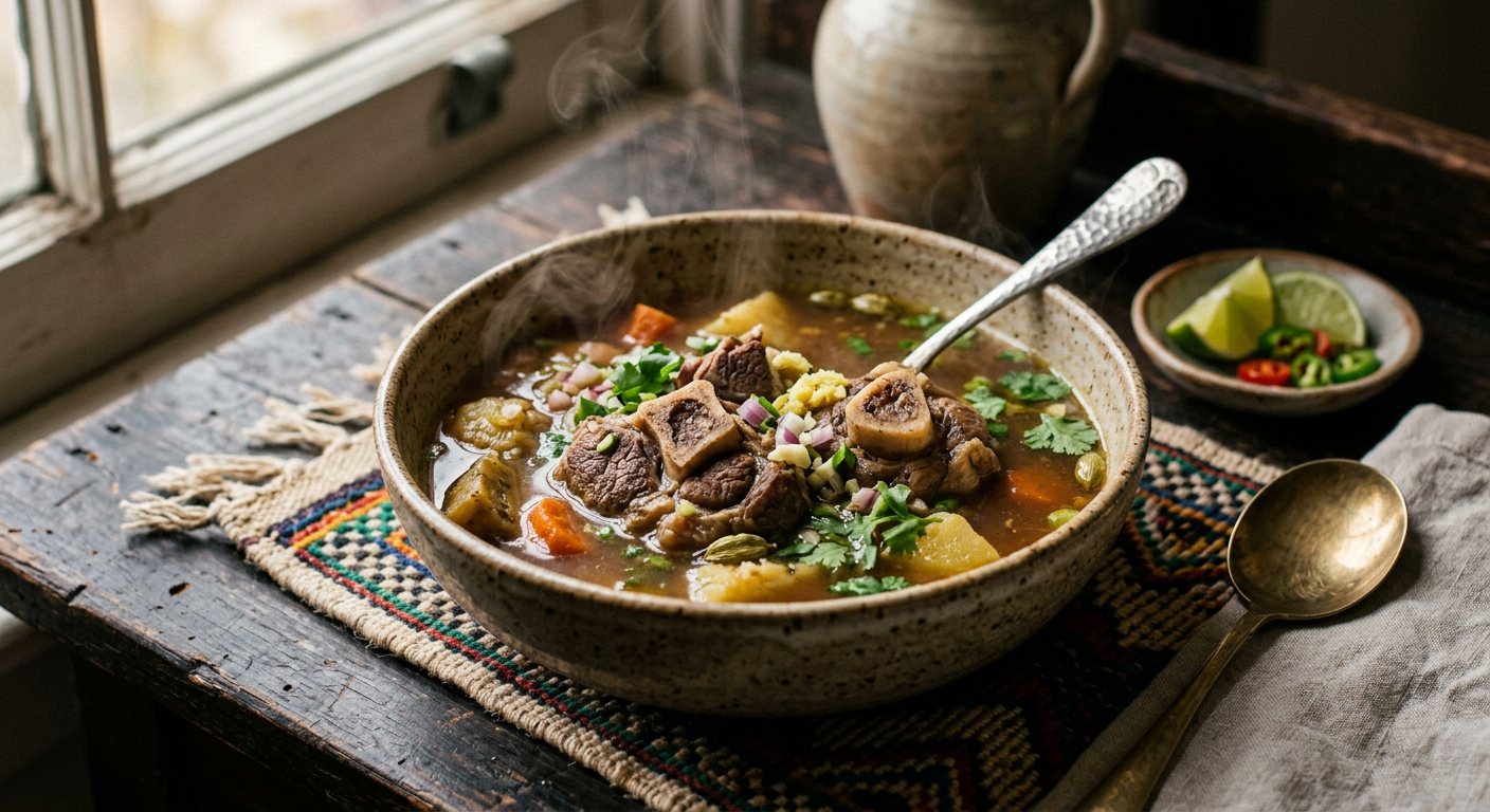 Fah-fah (Spiced Goat and Vegetable Broth) — Djibouti