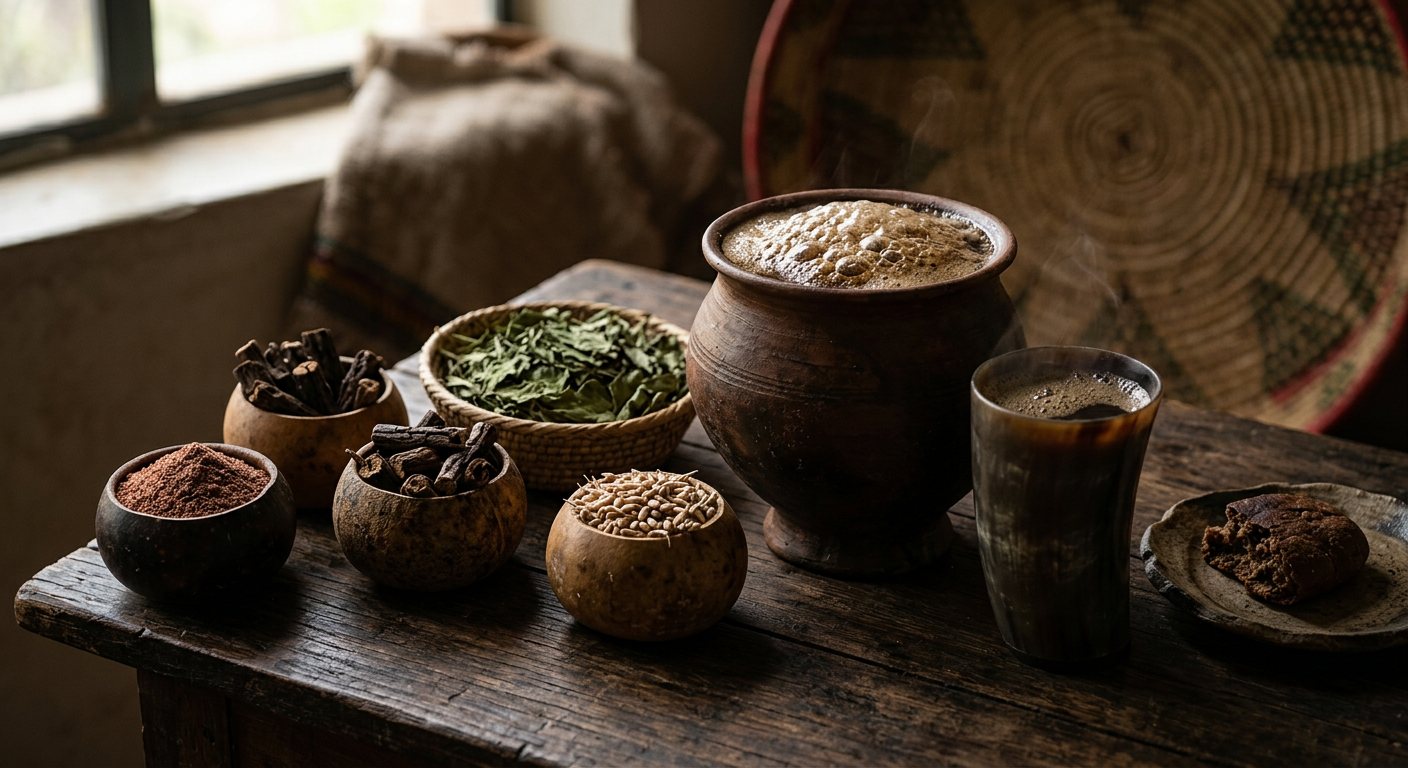 Suwa (Traditional Fermented Sorghum and Gesho Leaf Beer) — Eritrea