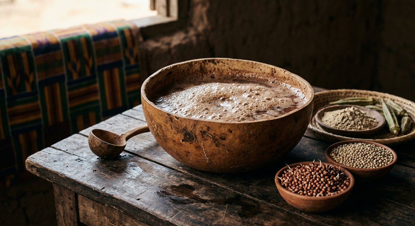 Tchoukoutou (Fermented Red Sorghum and Millet Beer) — Benin
