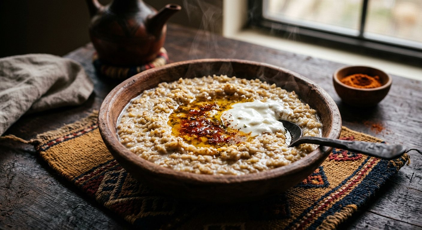 Garrat (Cracked Wheat and Clarified Butter Porridge) — Djibouti