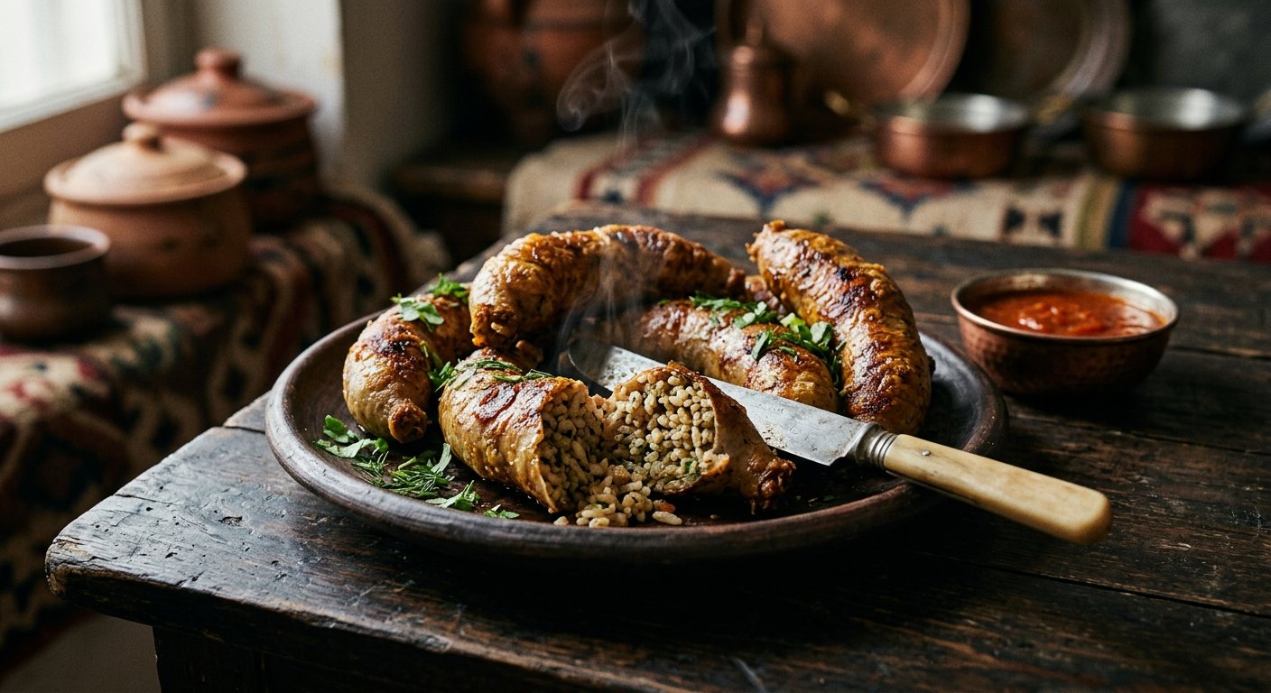 Mombar (Crispy Spiced Rice-Stuffed Beef Intestines) — Egypt