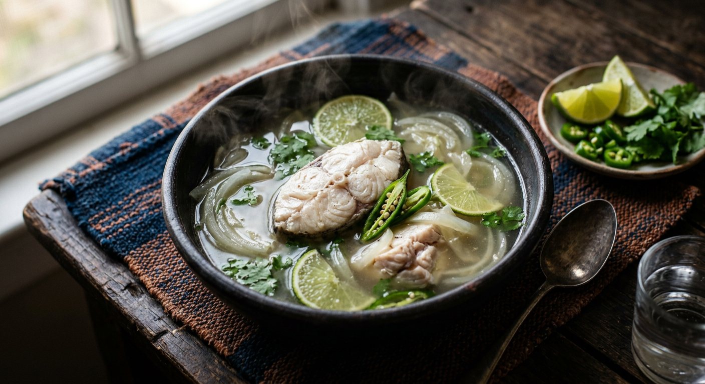 Caldo Branco (Tangy Lime and Onion Fish Broth) — Guinea-Bissau