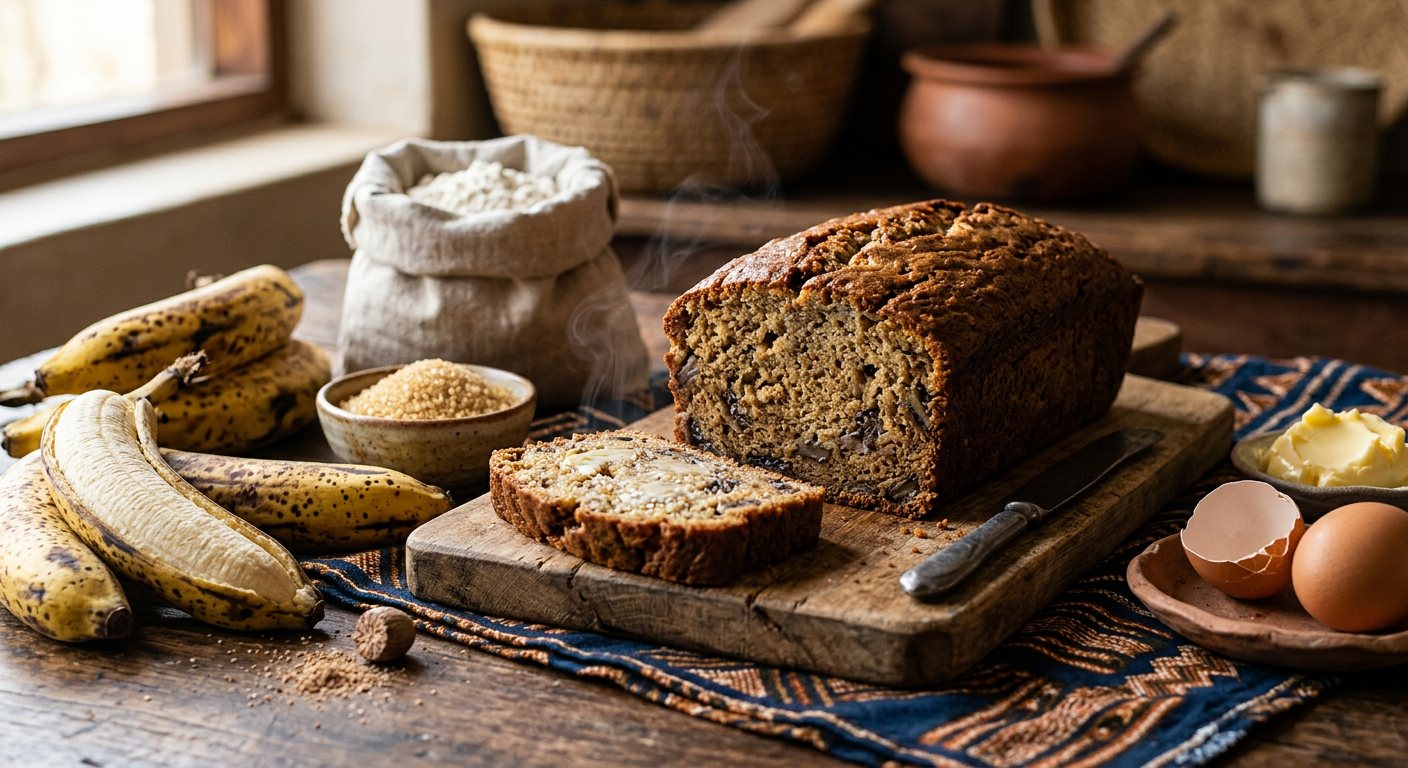 Nthochi (Malawian Spiced Banana Bread) — Malawi