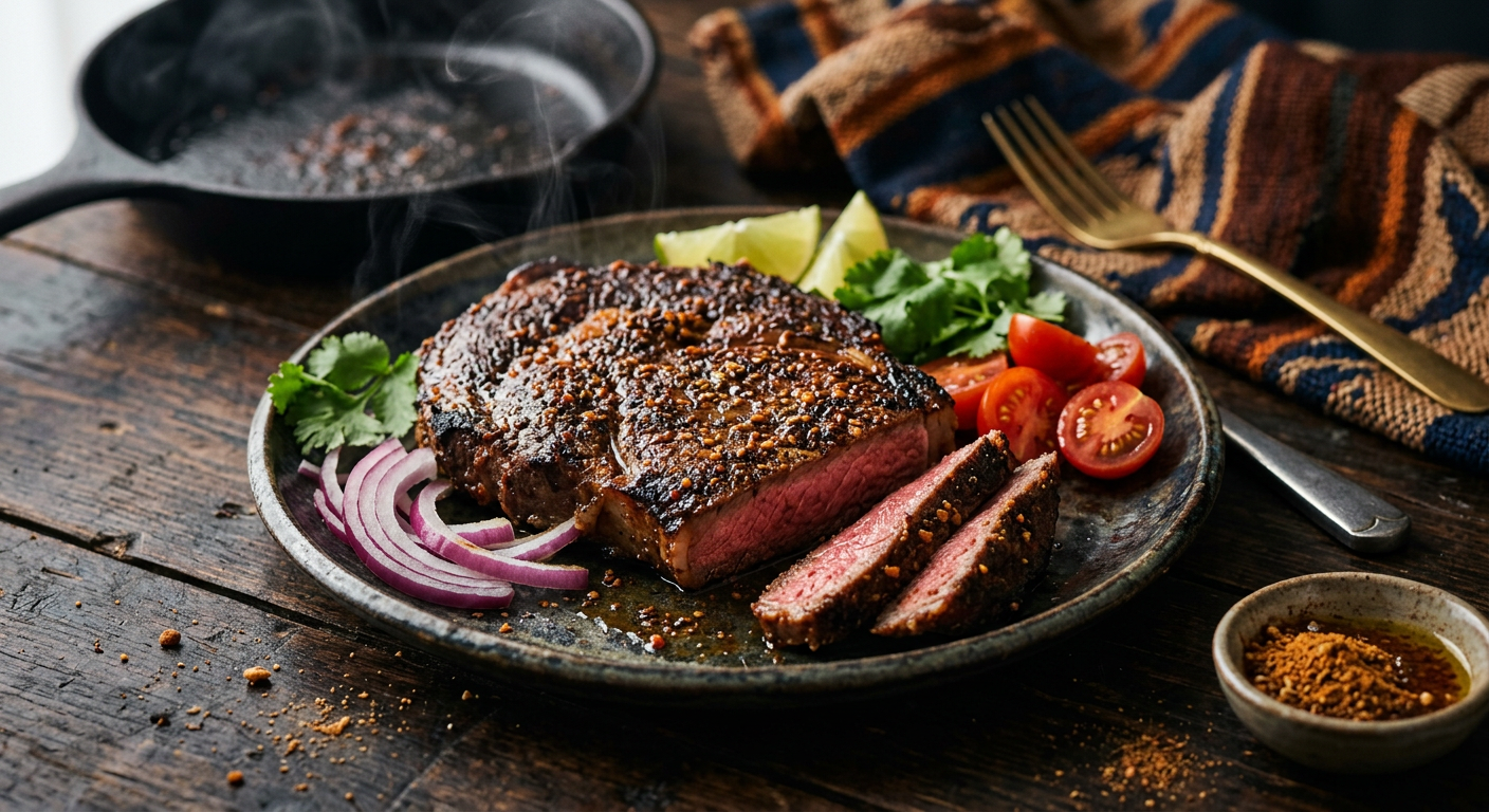 Pan-Seared Suya Steak — Nigeria